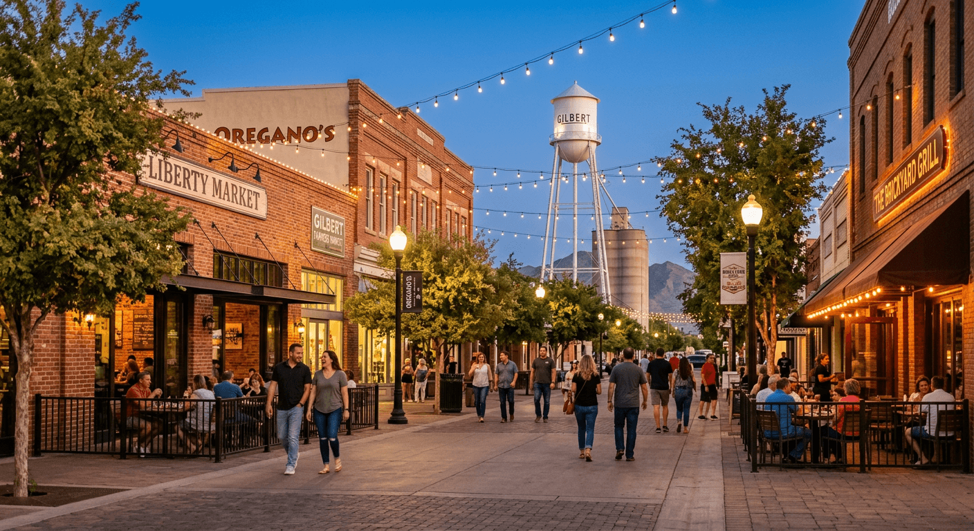 AC replacement in Gilbert, AZ: A Gilbert, Arizona neighborhood